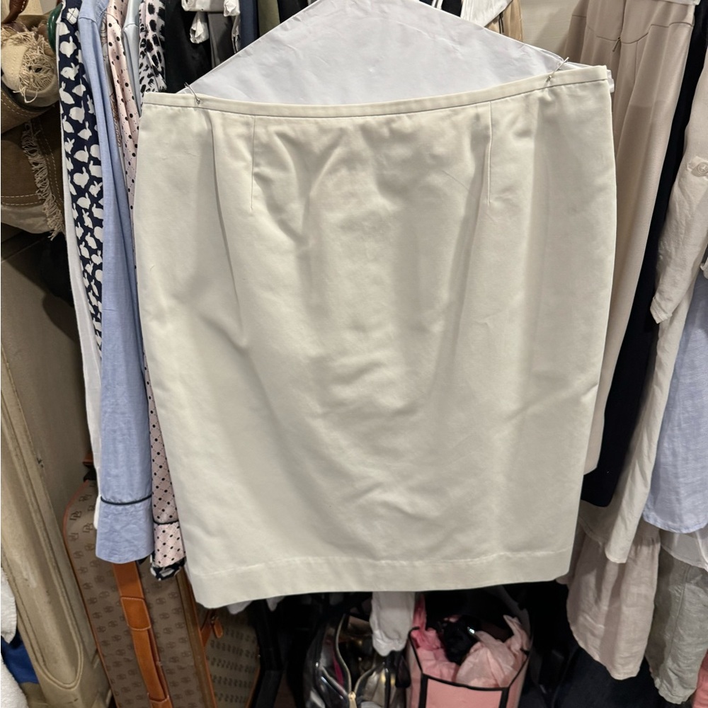 Calvin Klein tan skirt